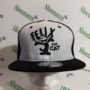 Headgear Classics Hat HGC Fitted Felix The Cat Cartoon Black White Cap 7 1/2